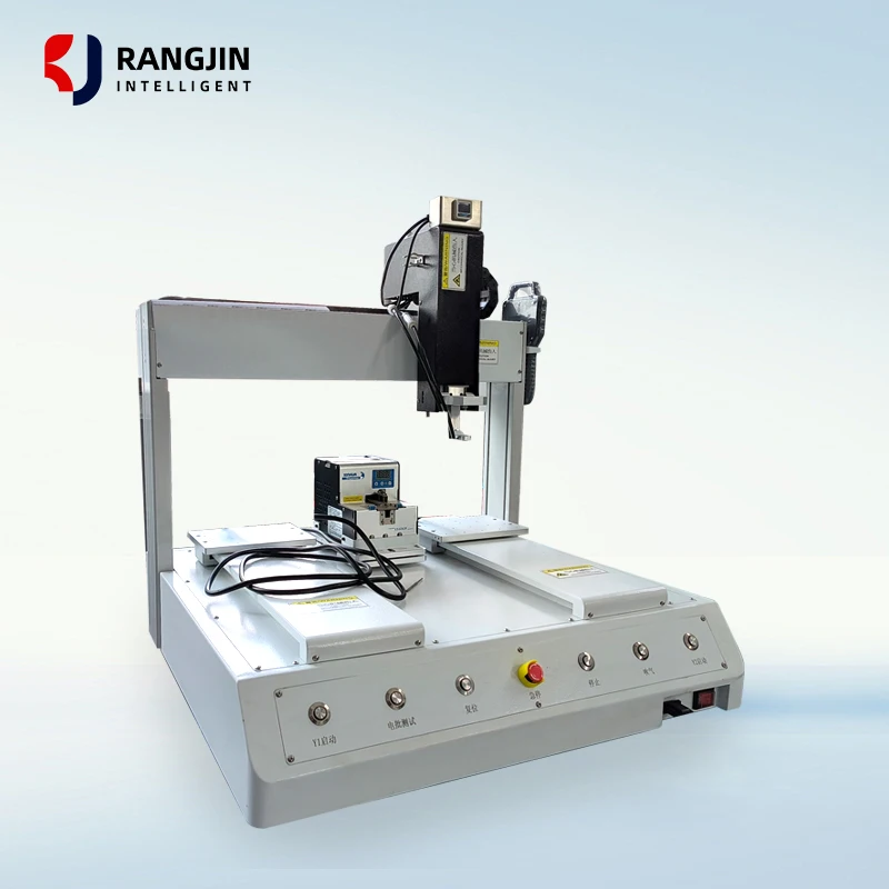 Rangjin Stable Automatic Screw Locking Assembly Machine Air Blowing Feeder Servo Screwdriver Stainless Steel Aluminum Alloy