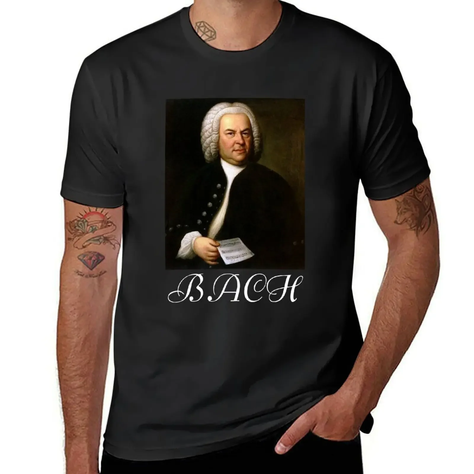 bach T-Shirt essential t shirt anime figures men t shirts