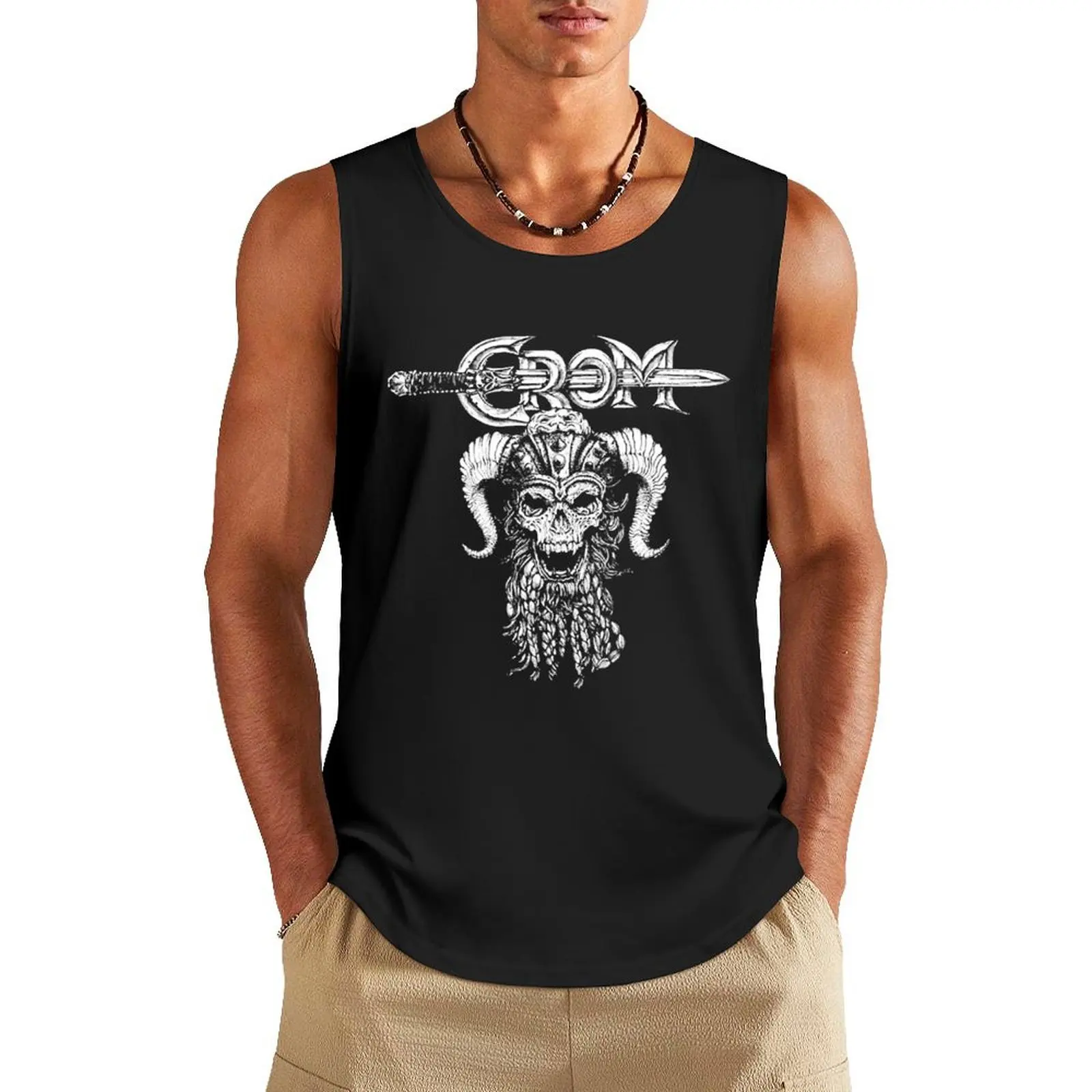 

Crom (For Dark Shirts) Tank Top quick-drying t-shirt bodybuilding men