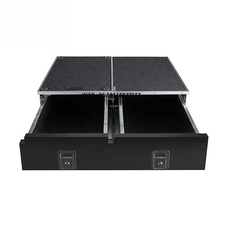 TENZU 4x4 Storage Drawers Car Accessories Interior Decorative Rear Drawer for Patrol Y62/Y61 GU/GQ