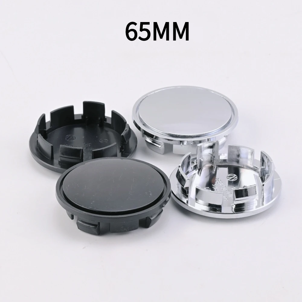 4pcs ABS 65mm Blank Car Wheel Hub Caps Car Styling Accessories for VW Santana Passat Touareg Rim Hubcaps Center Cover 3B7601171