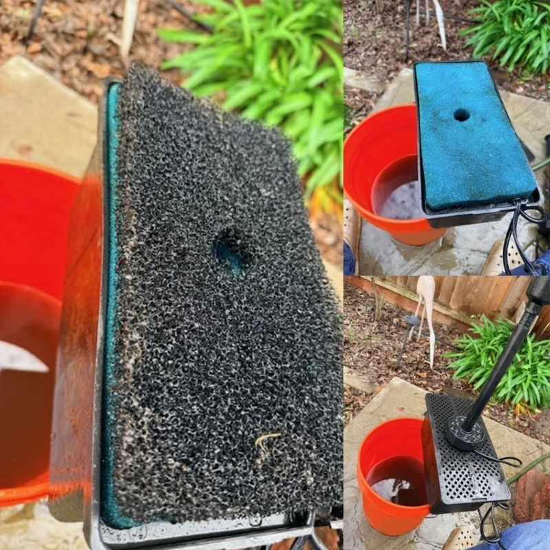  Sponge Filter Media Replacement Pond Filter Pad Perfect for Filter Box 52231 52229 Enhances Water Clear