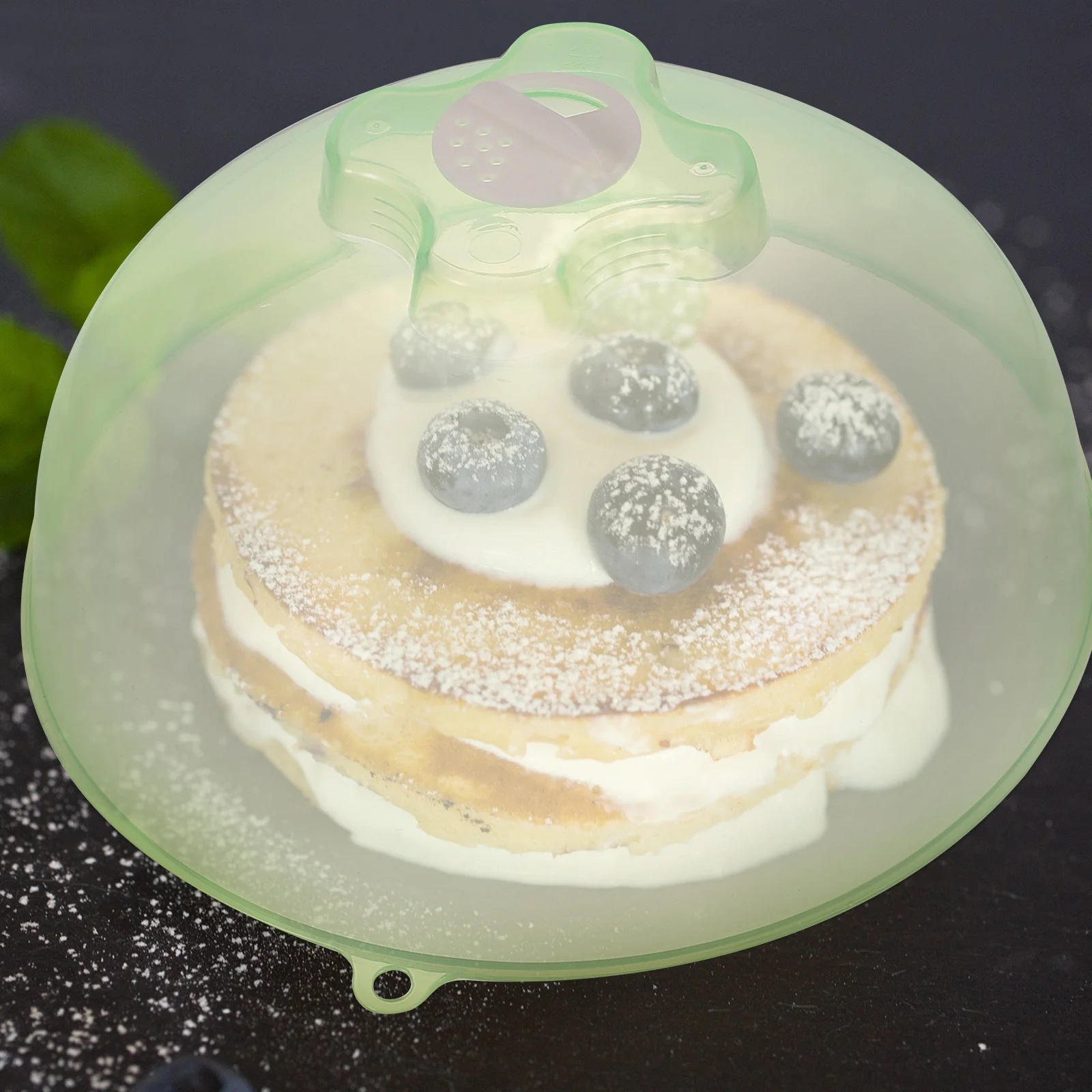 

Microwave Food Cover Transparent Splatter Lid Protects Bugs Flies Fits Plates Bowls Kitchen Bar Supplies Plastic Cover Tent Dome
