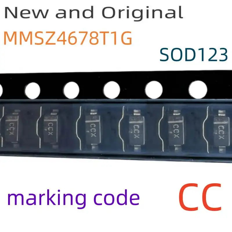 

MMSZ4678T1G SOD-123 1.8V Zener Voltage Regulators 500 mW Surface Mount marking code CC