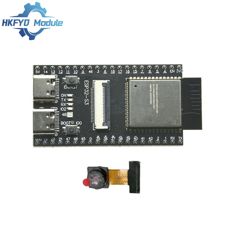 ESP32-S3 WROOM N16R8 CAM Conseil de Développement WiFi + Bluetooth Module OV2640/5640 Caméra