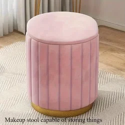 Desk Footrest Makeup Chair Office Footrest Storage Chair Rooms Bedroom Chair Hallway Ottoman Seat Puffs Puffs Asiento Furniture