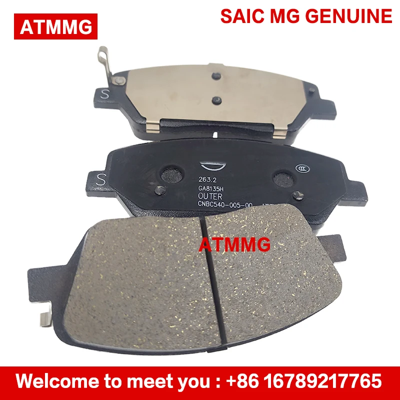 ATMMG For SAIC MG RX8 MGRX8 Front Brake Pad Rear Brake Pads friction plate 10432218 10449128 Original  New