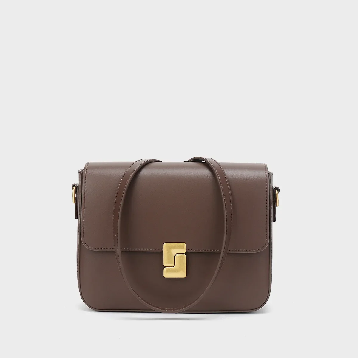 

Genuine Leather Armpit Bag 2024 New Small Square Bags Women's Shoulder Bag Niche Crossbody Bag Luxury Designer Handbag Purse