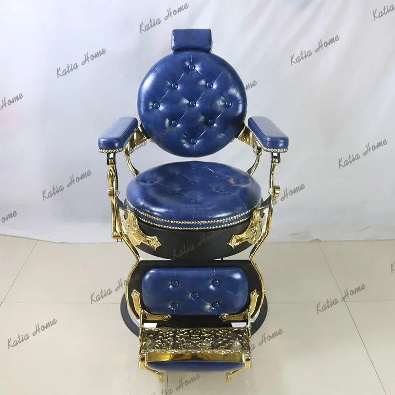LSHigh End Barber Shop Chair Hair Salon Equipment Antique Hairdressing Professional Barber Chairs