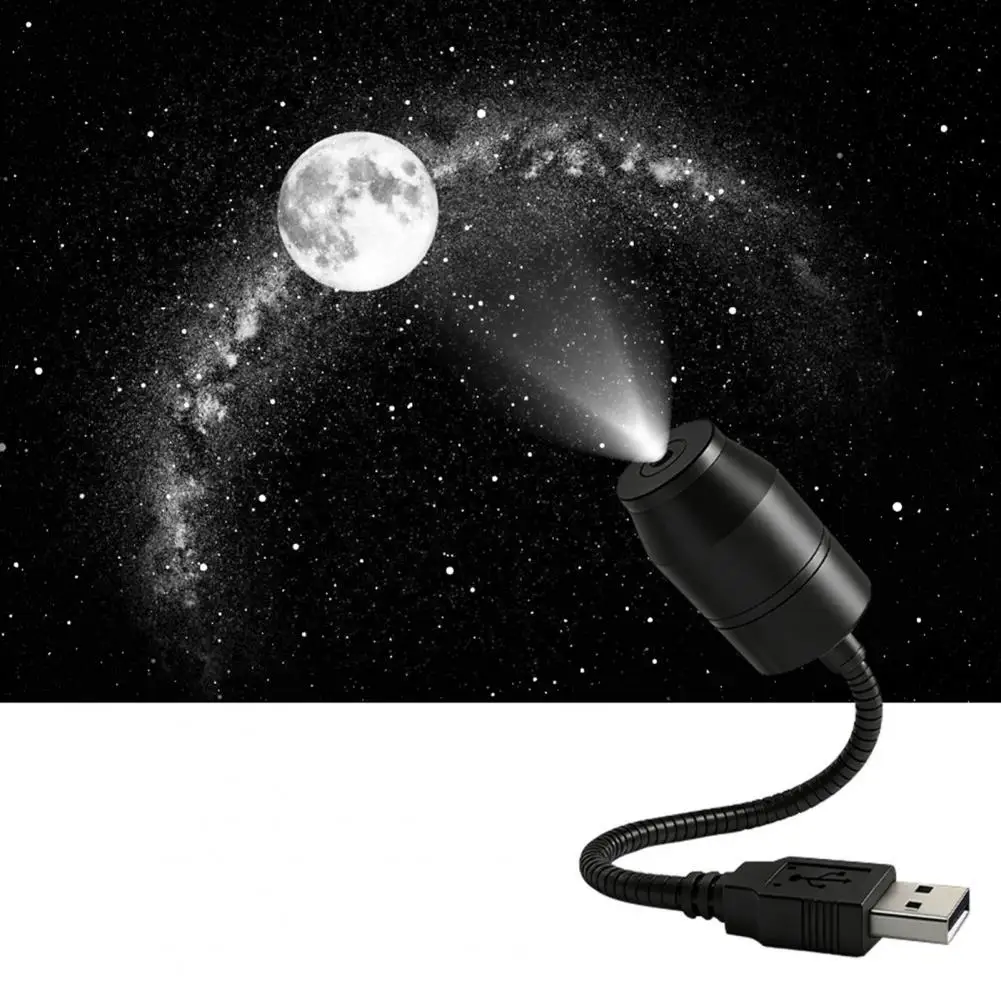 USB Star Projector Ambient Light Romantic Star Projector, LED Night Light for Car Bedroom Office,Starry Sky Atmosphere Lamp