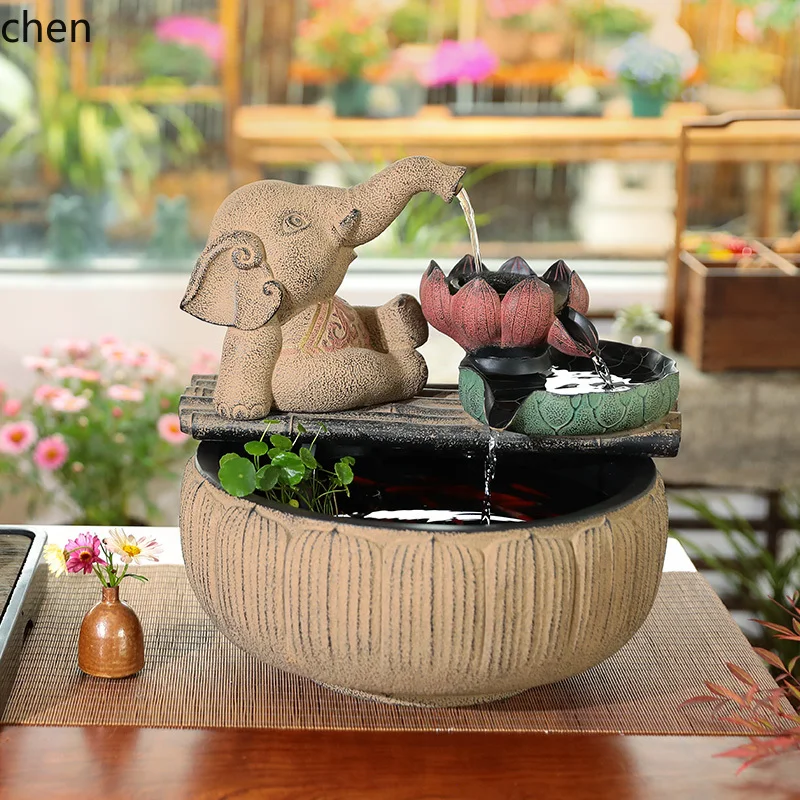 

LQC flowing water ornament indoor household living room small fountain fish culture circulating water system landscape