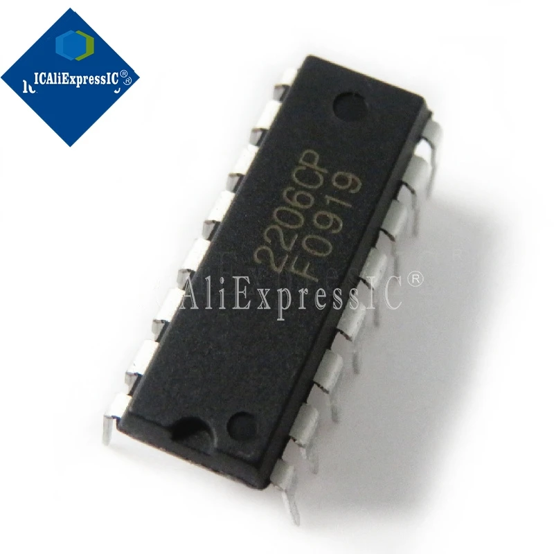 1pcs/lot XR2206CP XR-2206 XR2206 DIP-16 Monolithic Function Generator IC In Stock