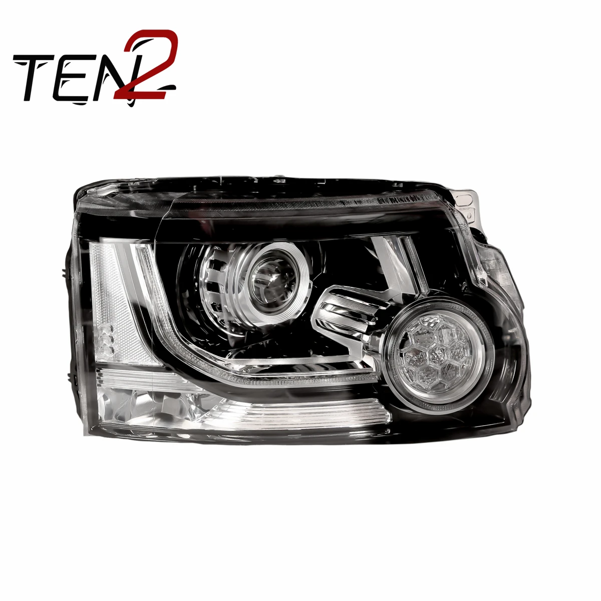 Fits Land Rover Discovery 3 Headlamp Upgrade to Discovery 4, 2005-2009or2010-2013 Upgrade to 2014-2016 Headlight Assembly