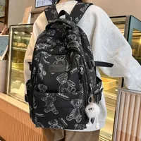 Large Capacity Ladies Travel Backpack Outdoor Hiking Computer Bag Mountain Climbing Bookbag for Junior And Senior High School St