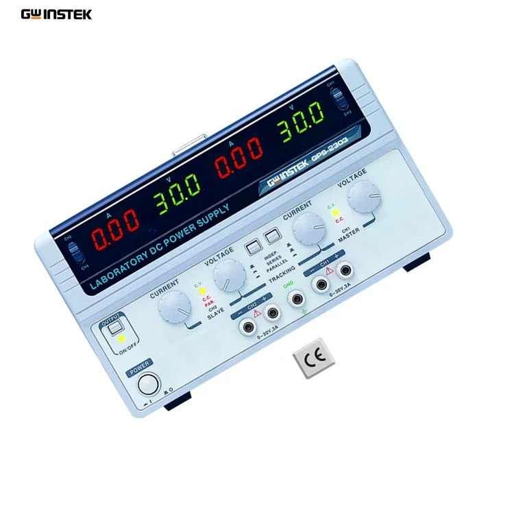 2025Gwinstek GPS-x303C 시리즈 선형 GPS-2303C GPS-3303C GPS-4303C 2-4 채널 출력 55 ~ 200W