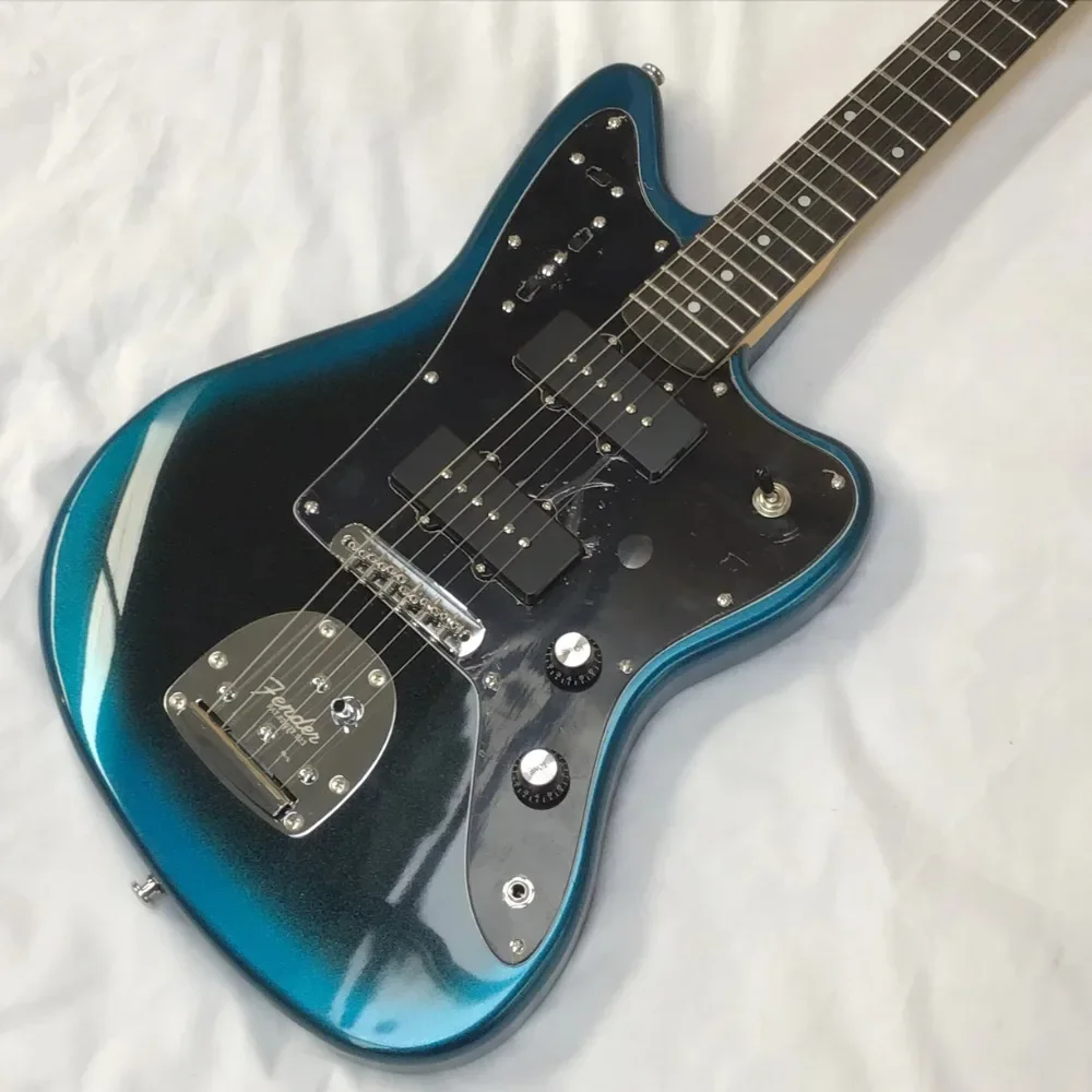 Music Electric Guitar Series, Custom Jazz Master String Instrument Solid Body Baked Maple Neck Electric Guitar