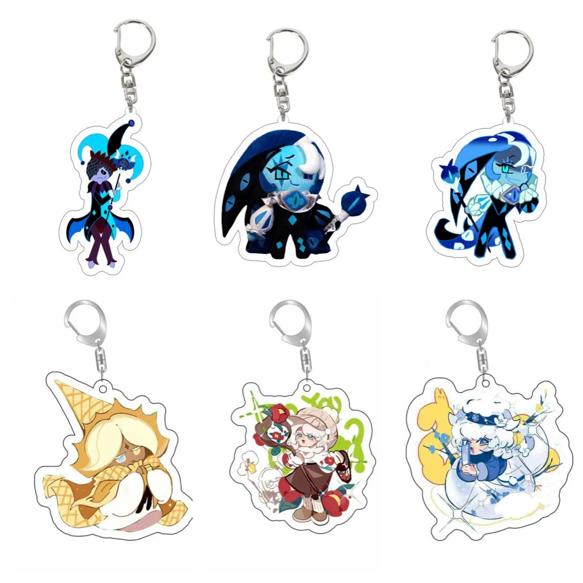 Shadow Milk Cookie Acrylic Fun Keychain Jewelry Fans Gifts Game Bag Charm Keyring Creative Key Chain Pendant Newly Souvenir