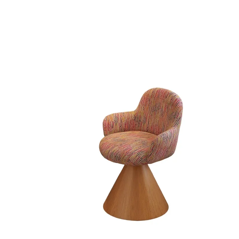 Simple Makeup Chair Rotatable Backrest Stool Light Luxury High Sense Modern Girls Bedroom Dresser Special Seat Internet