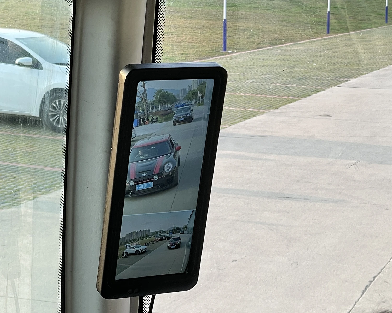 MCY 12.3 INCH IPS Screen Full Color Car Blind Spot Vehicle Truck Bus Electronic Rearview Mirror