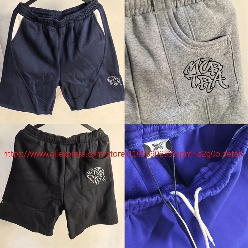 

American Style Mertra Casual Shorts High Quality Fashion Splice Contrast Color Embroidered Logo Loose Sports Shorts