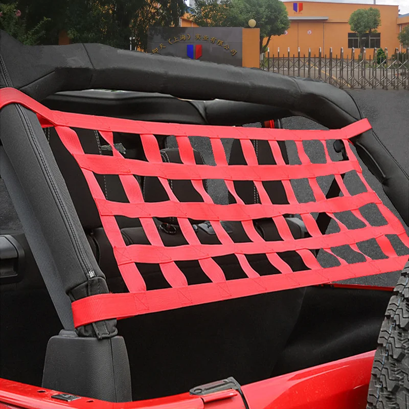 Auto Dach Net Für Jeep Wranglers Heavy Duty Sonnenschirm Weiche Dach Net Außen Netzwerk Lagerung Top Abdeckung Auto Hängematte Fracht Rest Bett