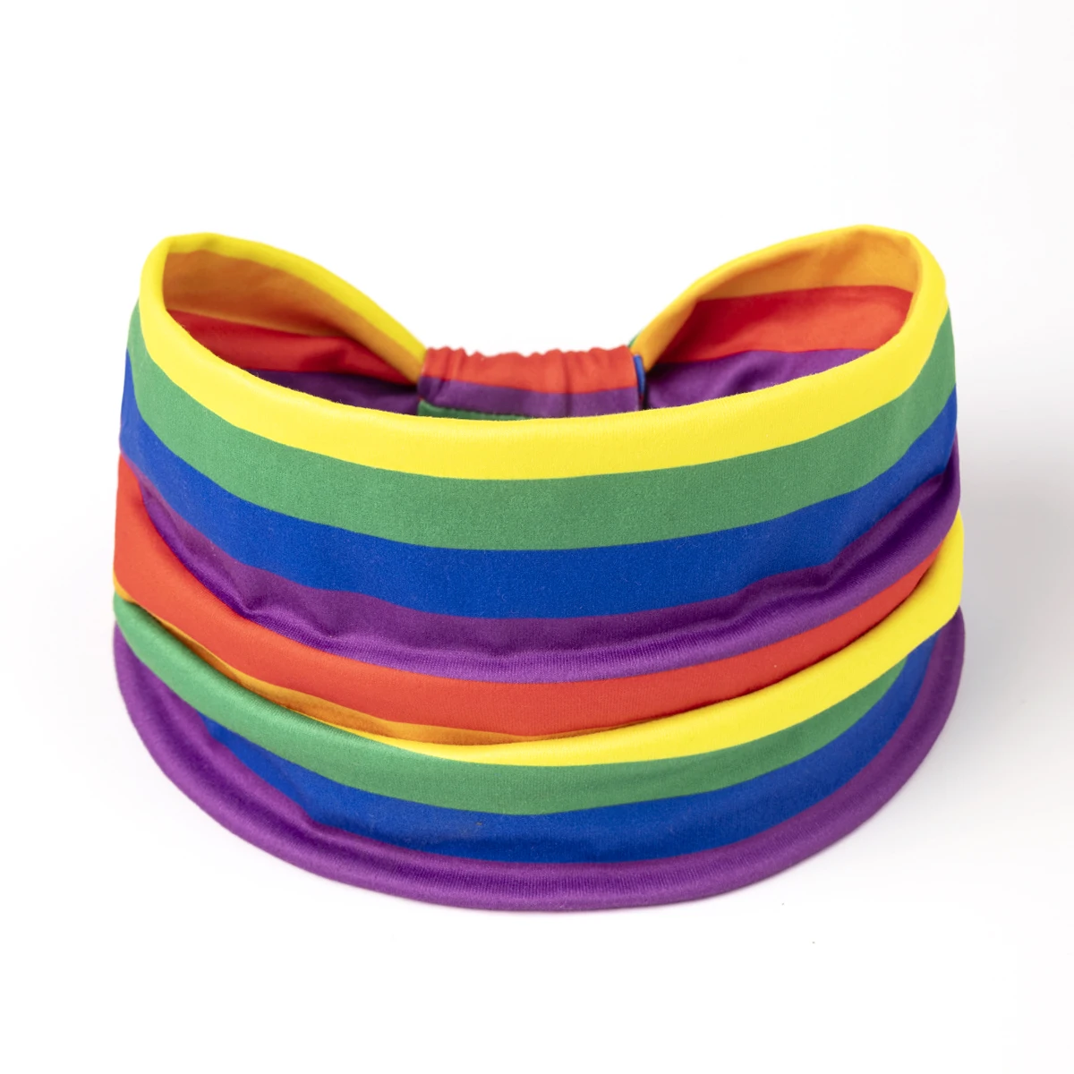 Leopard Head strap Stitch Rainbow Hair Accessories Woman Elastic  Sexy Personality Party Match Headband