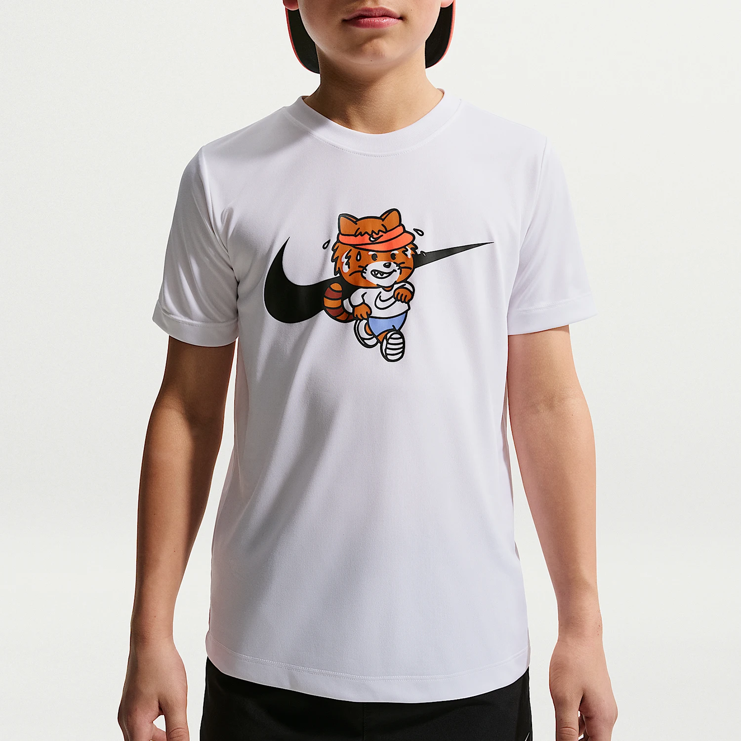 Nike Authentic Legend Dri FIT T-shirt de sport respirant à col rond pour grand garçon IV2636-100