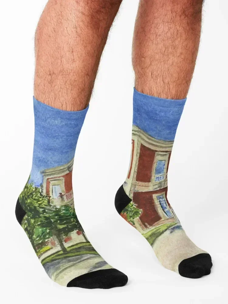 Villa Isola, Siracusa, Sicily Socks Rugby Sports compression Stockings Woman Socks Men's