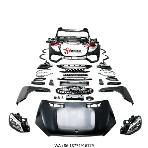 Forwarded Body Kit for - ML-class W164 GLE W166 Upgraded GLE63  Front Bumper Rear Bumper