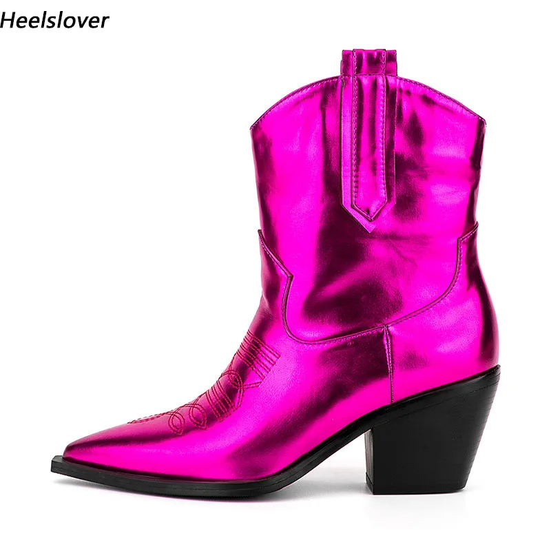 ahhlsion-handmade-women-winter-chelsea-ankle-boots-unisex-block-heels-pointed-toe-pretty-fuchsia-party-shoes-us-plus-size-5-13