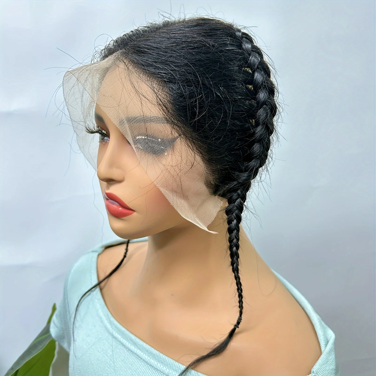 

Прямые человеческие волосы 13x4, кружевной фронтальный хиджаб ручной работы, шиньон, элегантная средняя часть для мероприятий и ежедневного использования