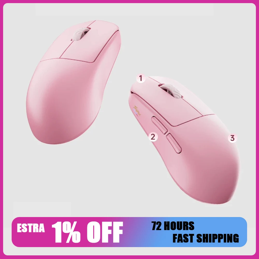 SCYROX V8/V8S Mouse Dual Mode Wireless Mouse 8000Hz Polling Rate,Paw Next 1,Nordic 54 Lightweight Gaming Mice PC Accessories