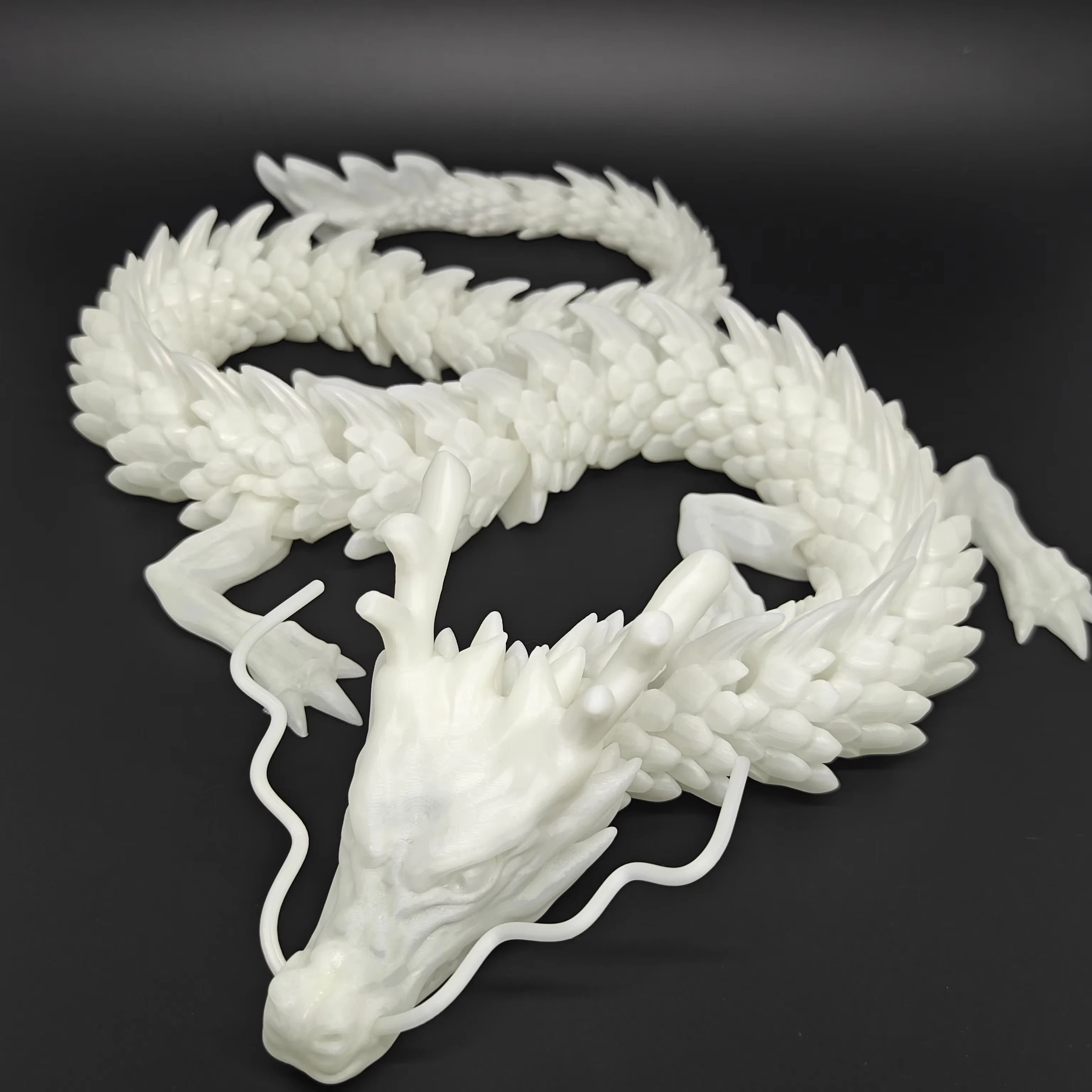 88CM  3D Printed Gem Dragon Crystal  Toy Rotatable Articulated Dragon Gift for Kids with  Perfect for Birthdays