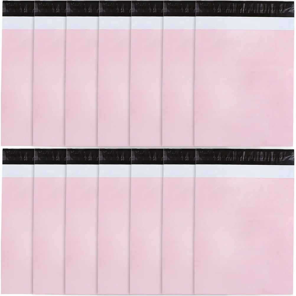 Bolsas de envío autoadhesivas de polietileno grueso, sobres de embalaje exprés ligeros y resistentes al desgaste para entrega de ropa, 100 Uds.