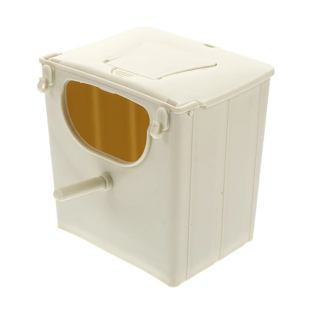 Durable Plastic Bird Breeding Box Nesting for Lovebirds Budgie Cockatiel Outdoor Bird Nest Parrot Breeding Box