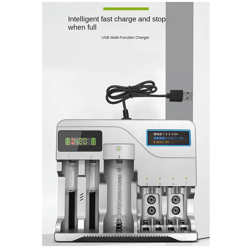 Ładowarka USB do akumulatorów 18650 do akumulatorów litowych 18650 3,7