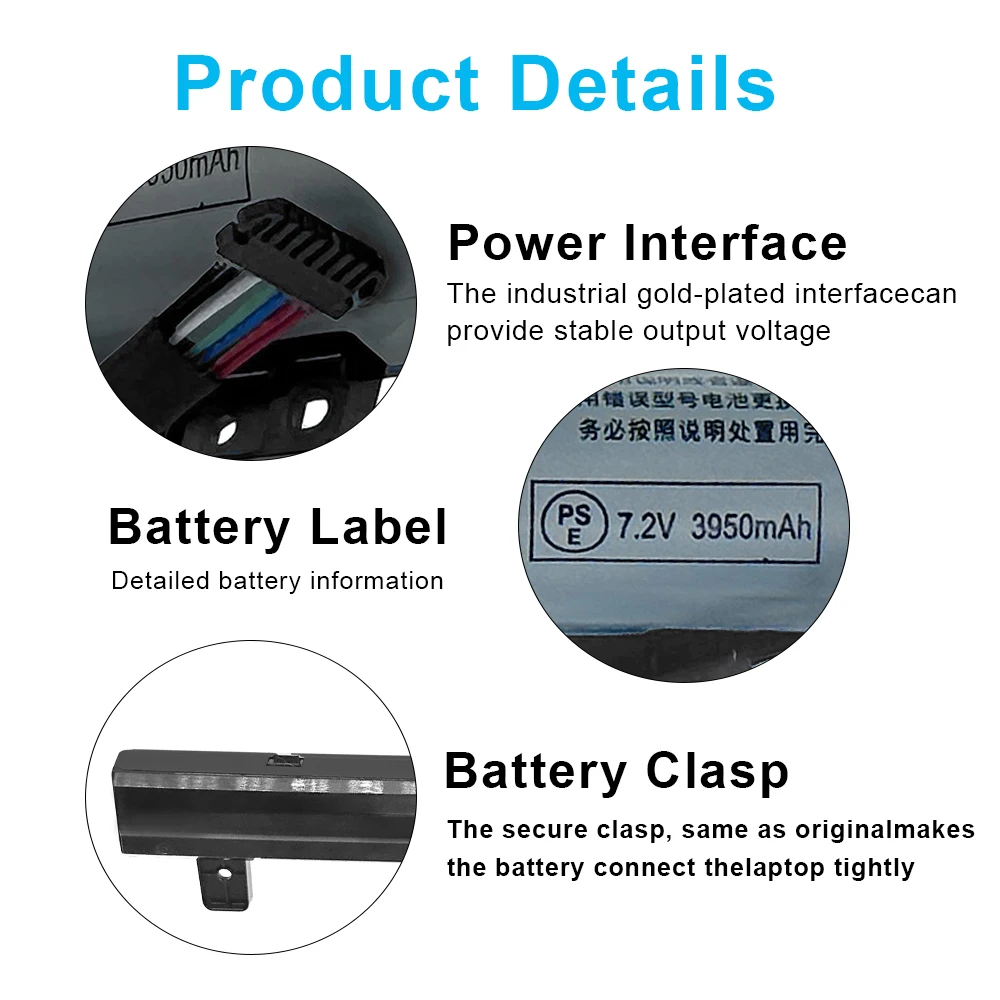 L13S4A61 L13L4A61 L13M4A61 Laptop Battery For Lenovo M50-70 Flex 2-14 2-14D 2-15 2-15D 15 15D 20377 Series 121500260 121500261