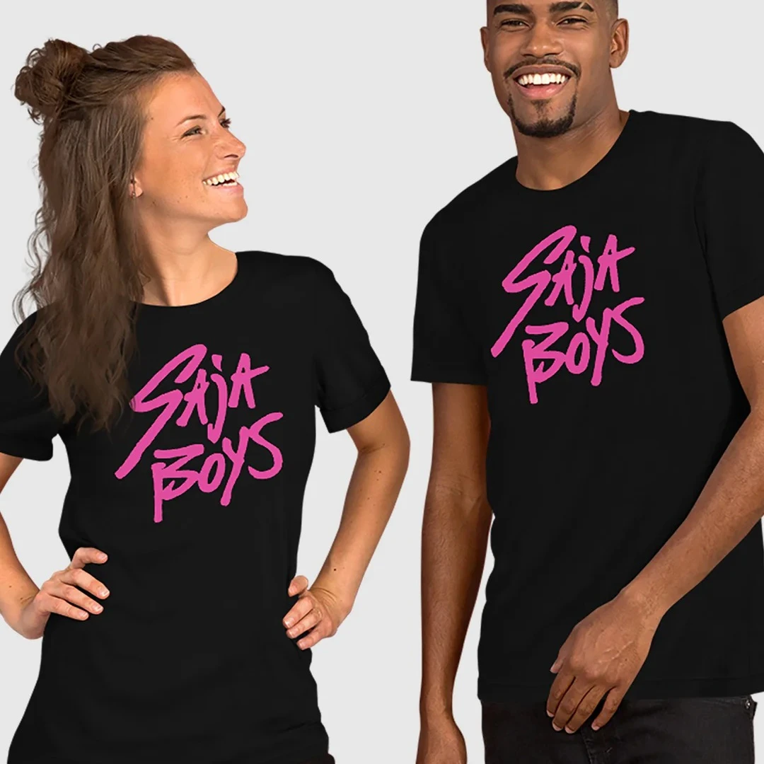 

Лето 2021, горячая распродажа, футболка Kpop Demon Hunters&Saja для мальчиков, летняя футболка с графическим принтом, подарок фанату, женские и мужские повседневные хлопковые футболки