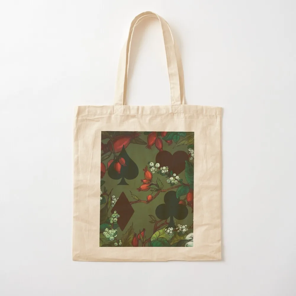 

Green cards Tote Bag canvas tote bags custom fabric bag Canvas Tote Bag
