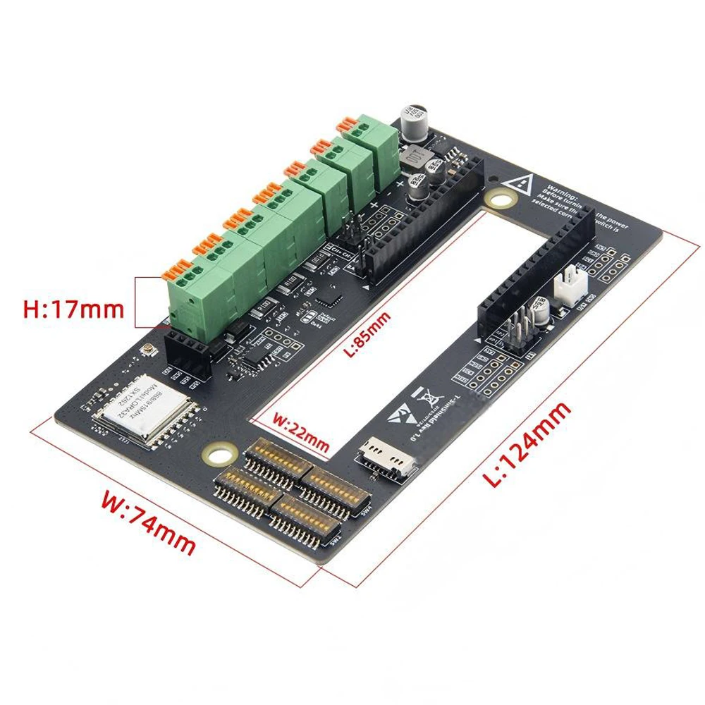 Expansion Shield SX1262 Module LoRa RS485 Support T-SIM7600E G SA-H T-A7670G E SA DIP Switch IoT Data Acquisition Board