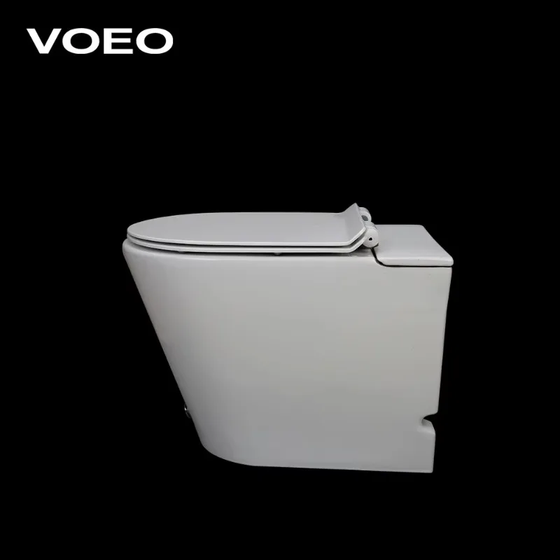 Foshan Factory VOEO Bathroom Furniture Sanitary Ware Ceramic Wc Floor Mounted Toilet Commode