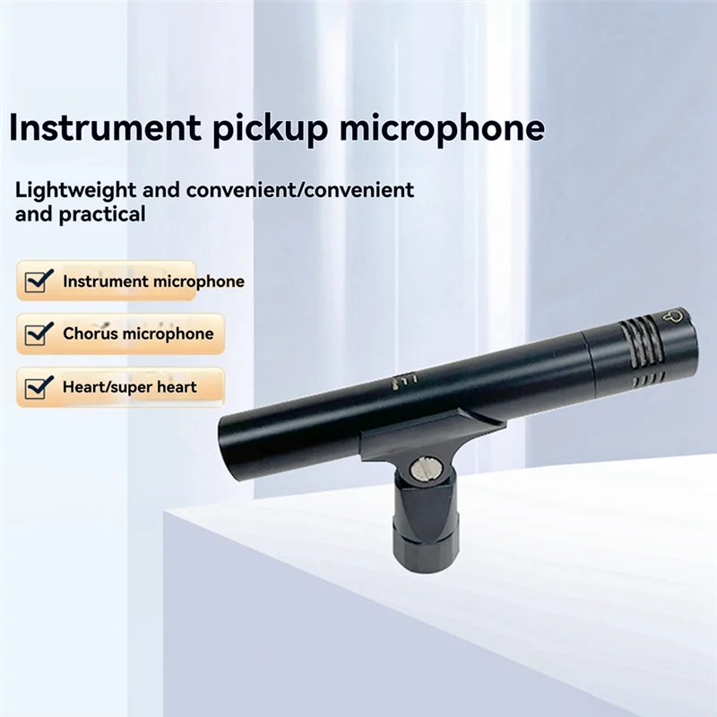 

High Quality-DR-60C Professional Diaphragm Condenser Microphone Supercardioid Mic Withcardioid Microphone Head Pickup Microphone