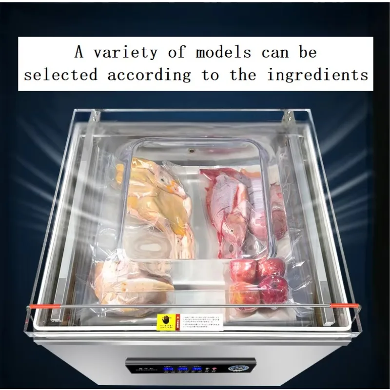 Commercial Fully Automatic Industrial Vacuum Food Packaging Machine Large Capacity Auto Sealing System for Food Preservation