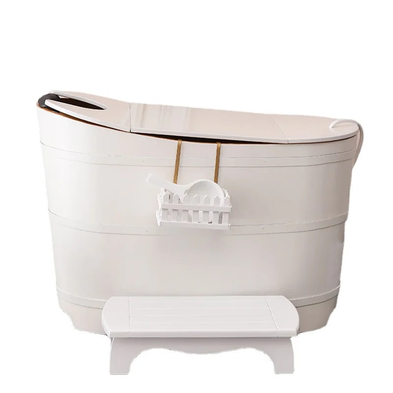 Round Japanese Bath Bucket Spa Adults Cold Plunge Tub Portable Bidet Washing Tub Banheira Dobravel Household Merchandises GGY07