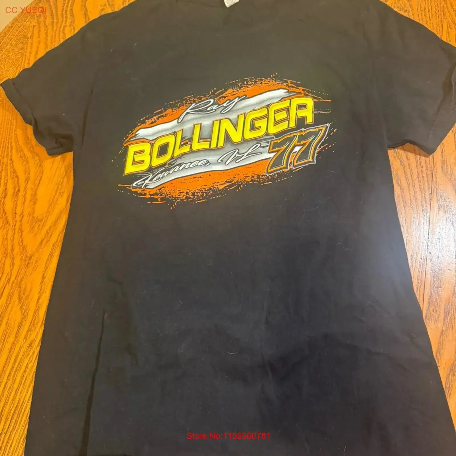 Camiseta Masculina Vintage Ray Bollinger Tamanho Médio Lavada Confortável Designer Streetwear Estampada Elástica