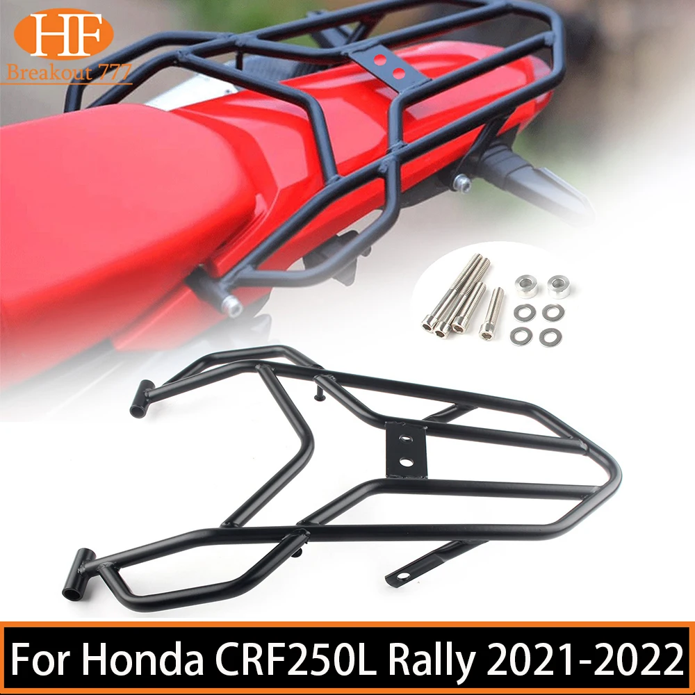 

Motorcycle Sissy BarRear Luggage Rack Cargo Support Holder Bracket Steel For Honda CRF250L Rally CRF300L Rally CRF300L 2021-2022