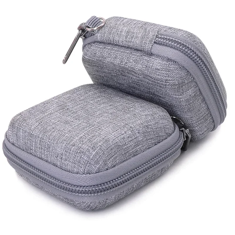 Bolsa de almacenamiento para auriculares, organizador de cables de datos, estuche multifuncional portátil para dispositivos digitales, funda protectora para cargador de disco U