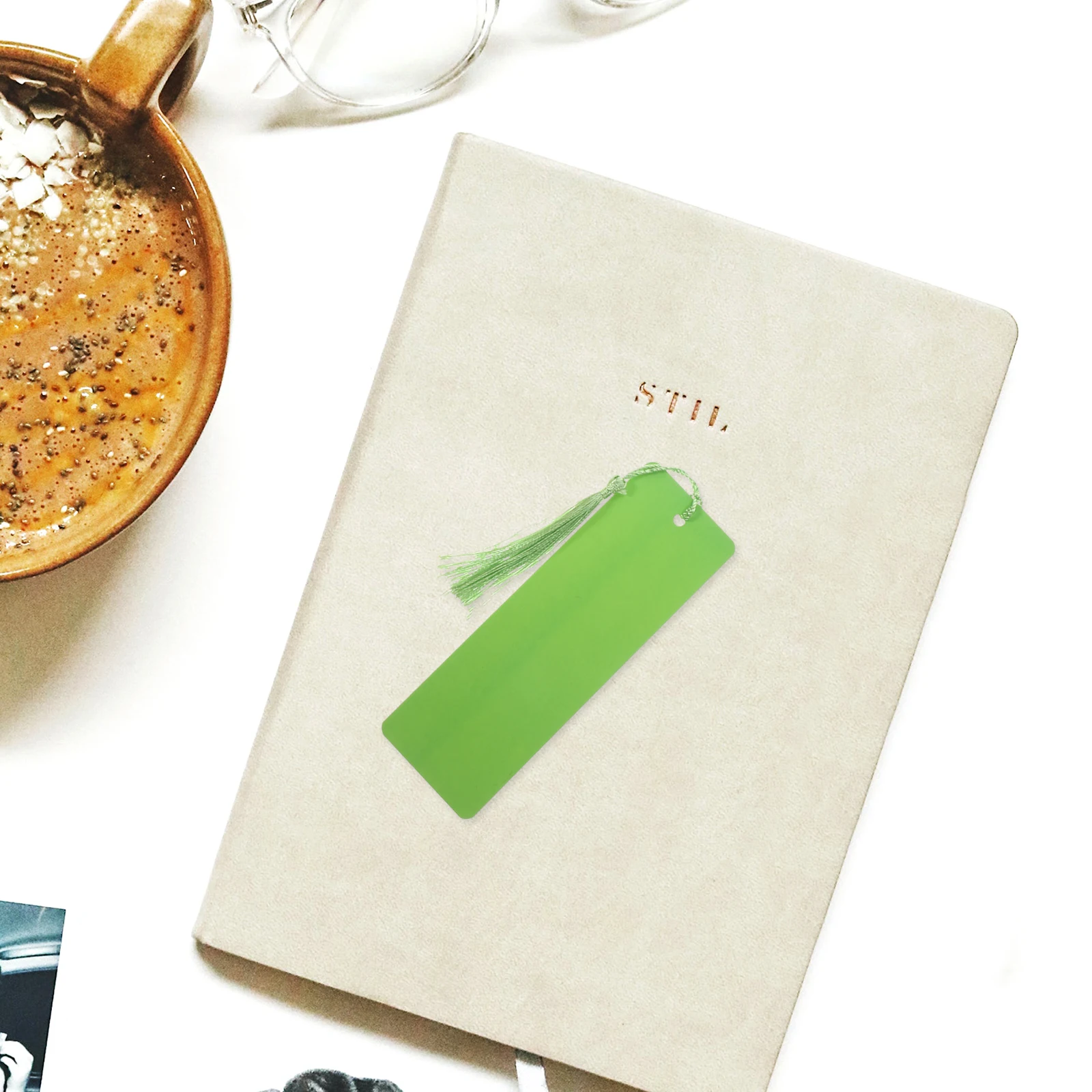 Graffiti Bookmark Cardboard Tassel Student Party Polyester Plain Bookmarks Craft Kit