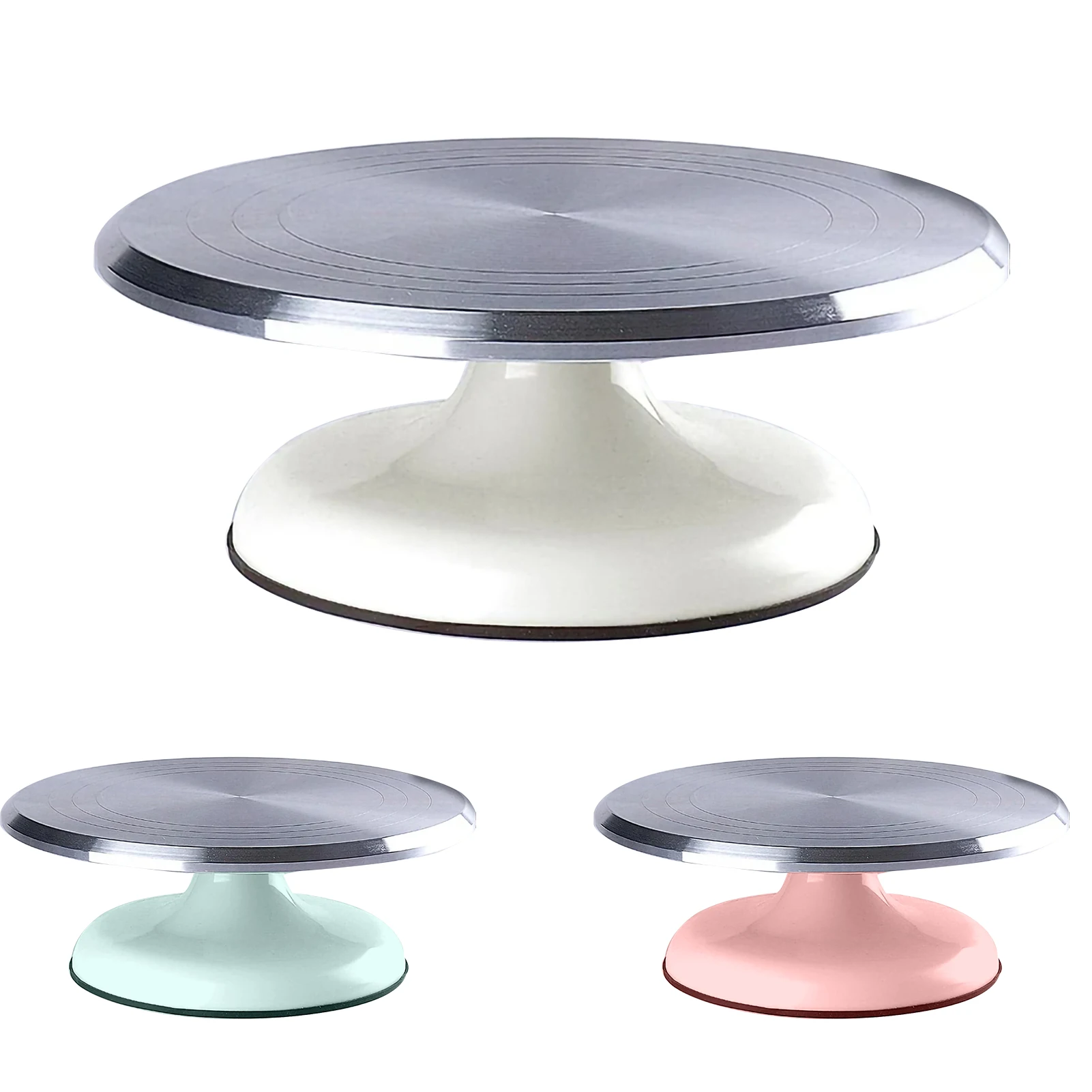 

Aluminum Alloy Cake Stand Rack 10 Inch/12 Inch Cake Decoration Accessories Baking Cake Tools DIY Decorating Turntable Bakeware