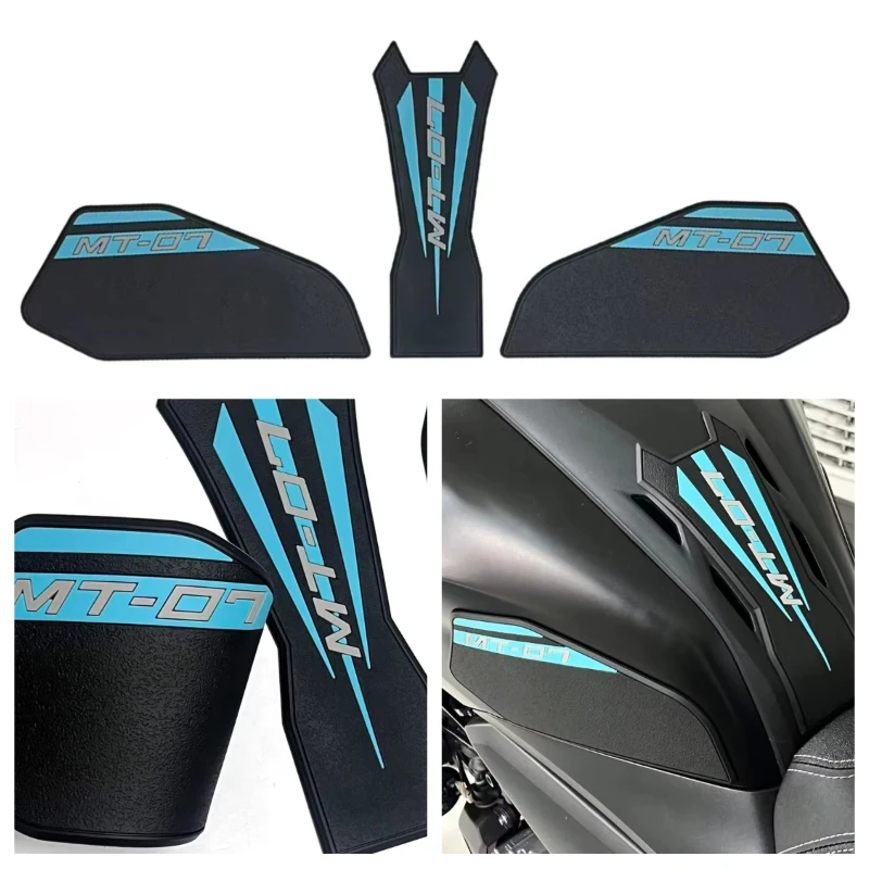 For Yamaha MT-07 mt07 2025 2026 Motorcycle Anti-Slip Fuel Tank Pad Side Knee Grip Decal Protector Sticker Pads